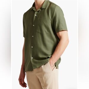 Ted Baker Wesland Solid Sage Green Men's Button-Up Shirt